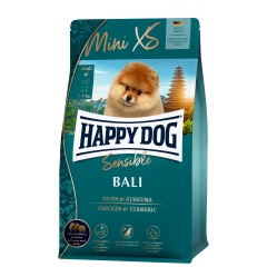Happy Dog Supreme Sensible Mini XS Bali сухой корм для взрослых собак мелких и миниатюрных пород весом до 5 кг с курицей и рисом 1,3кг