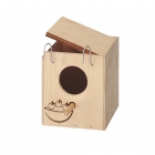 Ferplast NIDO Mini Домик-гнездо для Птиц Деревянный наружный 11,5*12,5см h12см (26011)