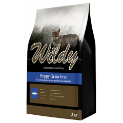 Wildy Puppy Grain Free Сухой корм с Белой рыбой для Щенков