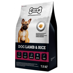 Gina Dog Lamb & Rice Сухой корм для Аллергичных собак Ягненок с рисом