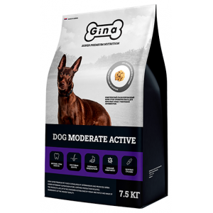 Gina Dog Moderate Active Корм для собак с умеренной активностью