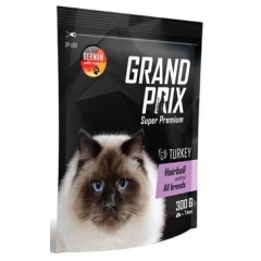 Grand Prix Hairball Control Корм для кошек для выведения шерсти из желудка Индейка 300гр (101127)
