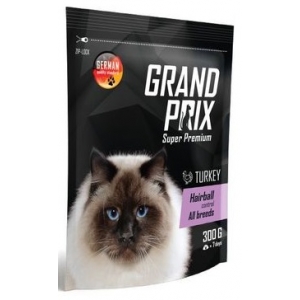 Grand Prix Hairball Control Корм для кошек для выведения шерсти из желудка Индейка 300гр (101127)