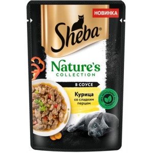 Sheba Natures Пауч для Кошек Курица и Паприка 75гр*28шт (104997)