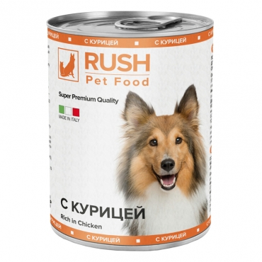 Rush Консервированный корм для собак с Курицей 400гр (106972)
