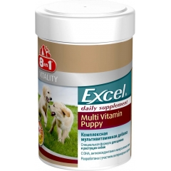 8in1 Excel Multi Vit Puppy Мультивитамины для Щенков 100 таблеток (99872)
