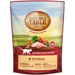 Nature's Table Сухой Корм для Кошек с Курицей