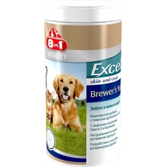 8in1 Excel Brewers Yeast Витамины для собак и кошек Пивные дрожжи