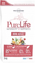 Сухой корм FLATAZOR Pure Life Adult Mini беззерновой для взрослых собак мини пород 