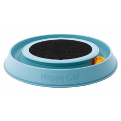Georplast Happycat Когтеточка-игрушка с шариком ковролин 41*38*5см (81426)