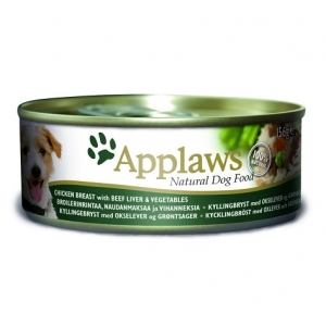 Applaws Dog Chicken,Beef,Liver & Veg Консервы для собак с Курицей,Говядиной,Печенью и Овощами 156гр (10284)