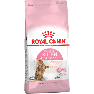 Корм сухой полнорационный сбалансированный Royal Canin Kitten Sterilised (Киттен Стерилайзд) для Стерилизованных Котят до 12 месяцев
