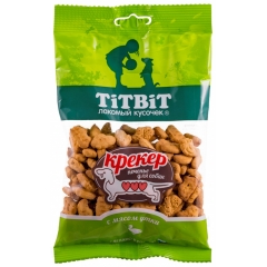 Titbit Крекер с мясом Утки для мелких собак 100гр (38457)