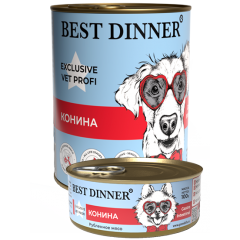 Best Dinner Exclusive Vet Profi Gastro Intestinal Консервы для собак при проблемах пищеварения с Кониной