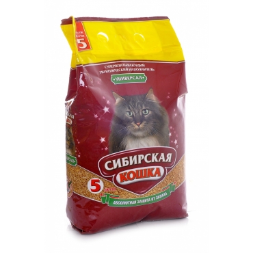 Сибирская Кошка Впитывающий наполнитель "Универсал"