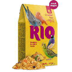 RIO Гурмэ Корм для Волнистых попугайчиков и Мелких птиц 250гр (87145)