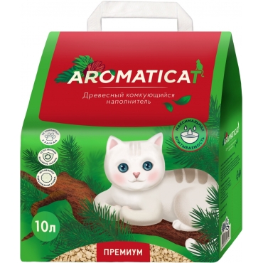 AromatiCat Древесный наполнитель для Кошачьего туалета "Premium"