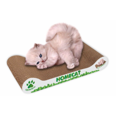 Homecat Когтеточка для Котят Mini Мятная волна 12см (гофрокартон)(68995)