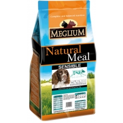 Meglium Sensible Корм для Взрослых Собак с Чувствительным пищеварением с Ягнёнком