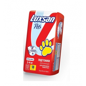 Luxsan Подгузники для Животных XSmall от 2-4кг №18 /18шт(29782)
