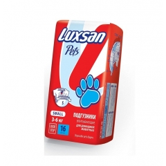 Luxsan Подгузники для Животных Small от 3-6кг №16 /16шт(29783)