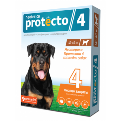 Neoterica Protecto 4 Капли на холку для собак 40-60кг, 2шт (76779)