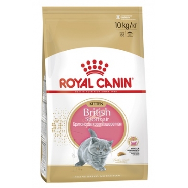 Royal Canin Kitten British Shorthair Корм для Котят Британских Короткошерстных от 4-12 месяцев