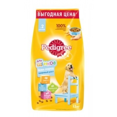 Pedigree Корм для Щенков Всех Пород с Курицей с 2 месяцев