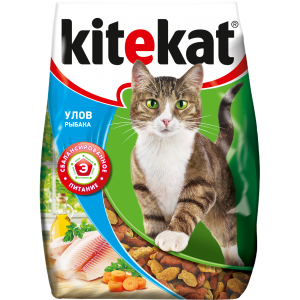 KiteKat Сухой корм для кошек Улов Рыбака