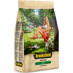 Brooksfield Puppy Корм для Щенков Говядина с Рисом