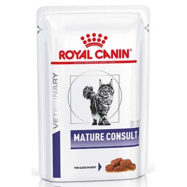 Royal Canin Mature Consult (в соусе) Ветеринарная диета для котов и кошек старше 7 лет 85гр (81787)