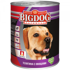 Зоогурман BigDog Grain line Влажный корм для собак Телятина с овощами 850гр (56476)