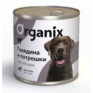 Organix Консервы для собак Говядина с Потрошками 750гр (18071)