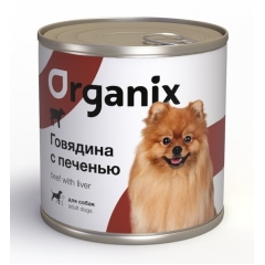 Organix Консервы для собак с Говядиной и Печенью