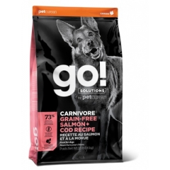 Корм GO! Solutions беззерновой для собак всех возрастов, c лососем и треской