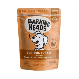 Barking Heads паучи для собак, с индейкой 