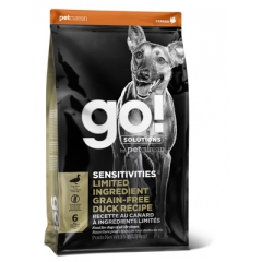 Корм GO! Solutions беззерновой для щенков и собак, со свежей уткой для чувствительного пищеварения