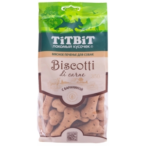 Titbit Печенье Бискотти с Бараниной 350гр (73624)