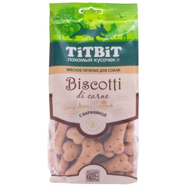 Titbit Печенье Бискотти с Бараниной 350гр (73624)