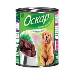 Оскар Консервы для собак с Потрошками 750гр (50556)