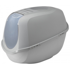 Moderna туалет-домик с угольным фильтром, титановый серый 65*48*46см (43040)