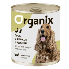 Organix Консервы для собак Рагу из Гуся с языком и цуккини