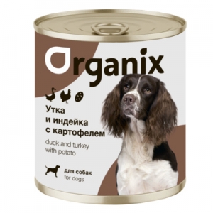 Organix Консервы для собак Утка, индейка, картофель