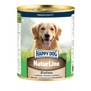 Happy Dog Консервы для собак Ягнёнок/Сердце/Печень/Рубец 970гр (72236)