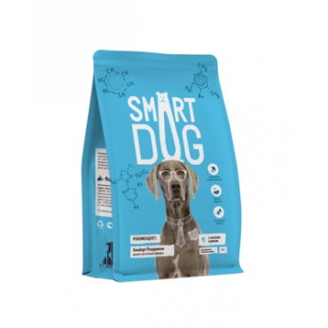Корм Smart Dog для взрослых собак с Лососем и Рисом