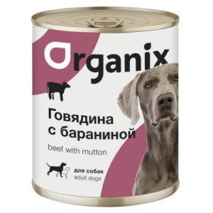 Organix Консервы для собак Говядина с Бараниной