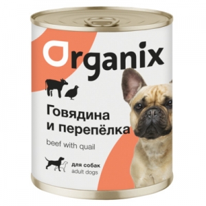 Organix Консервы для собак Говядина и Перепёлка