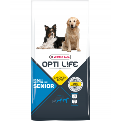 Versele Laga Opti Life Senior Medium & Maxi Корм для Пожилых собак Средних и Крупных пород с Курицей