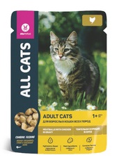 All Cats Паучи для кошек Тефтельки с Курицей в соусе 85гр*28шт (102728)