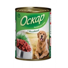Оскар Консервы для собак с Телятиной 350гр (55241)